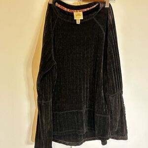 Knox Rose Black Soft Thick Sweater Knit Medium